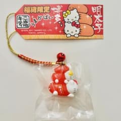 ご当地キティ 博多 明太子 ハローキティ ストラップ キーホルダー