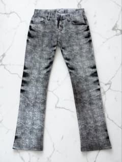 TORNADO MART】トルネードマート パイソン柄 デニム Y2K 蛇柄M - メルカリ