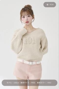 DARICH ファンシービーズDDロゴボリュームニットトップス - メルカリ