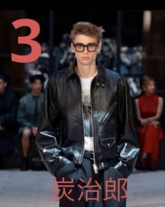 サイズ3 sacai 25ss レザージャケットL leather jacket - メルカリ