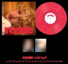 最新フォトカード2枚入 レッド・バイナル Rose Rosie レコード 新品