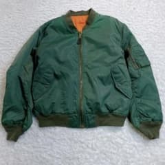 希少】 90s ファントムミリタリー USAF MA-1 L 北朝鮮製 - メルカリ