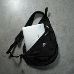 00s y2k adidas ワンショルダーバッグ ブラック テック系 - メルカリ