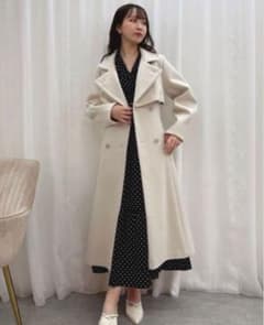 dazzlin 2WAY カラーレディコート アイボリー - メルカリ