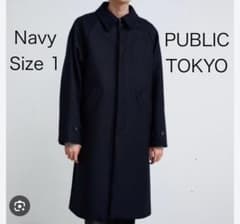 PUBLIC TOKYO S140 メルトンオーバーサイズステンカラーコート - メルカリ
