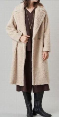 アナイ カーリーボアロングコート - メルカリ