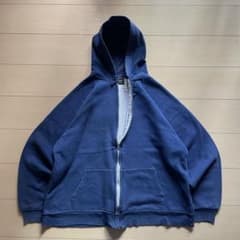 70s 80s 裏サーマル ダブルフェイス ジップパーカー ルーマニア製