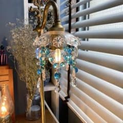 ミニシャンデリア 1920年 フランスアンティーク （ブルーウランの世界