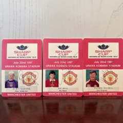 ヤ*マ様 マンチェスターユナイテッド 直筆サイン入りアクレディー 25名