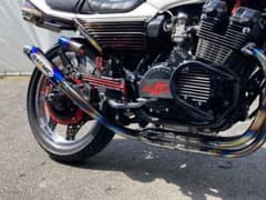 ホンダ CBX400F 新型 サタケ 手曲げステンレスマフラー 45パイ - メルカリ