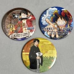 ワンピース ルフィ 缶バッジ - メルカリ