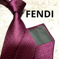 ✨極美品✨】FENDI フェンディ ネクタイ マイクロズッカ FF柄 シルク