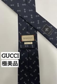 極美品 GUCCI ネクタイ 8-36 Bee ベルト - メルカリ