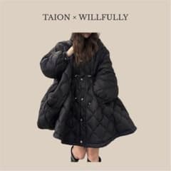 新品】willfullyxTAIONコラボダウンコート ブラック M - メルカリ