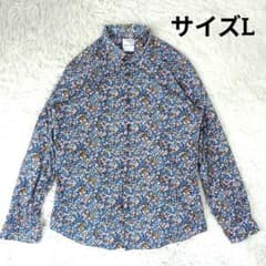 ✨極美品✨ ポールスミス 長袖シャツ 小花柄 コットン 紺赤黄色 - メルカリ