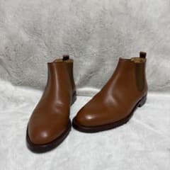 L*i様 エルメス サイドゴアブーツ チェルシーブーツ 22cm キャメル