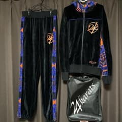樹*様 24karats ベロアセットアップ ジャージ バッグ付 - メルカリ