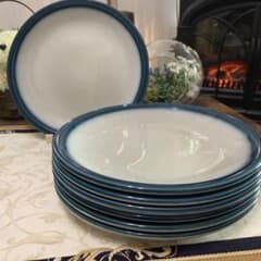 希少 ウェッジウッド ブルーパシフィック 22.5cmディナープレート 7枚