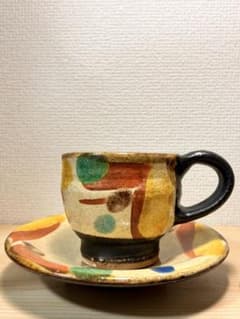 加山晴子 赤絵 カップ&ソーサー 検）壺屋焼 やちむん 民藝 - メルカリ