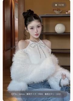 リボンビジューアメスリニットトップス Darich - メルカリ