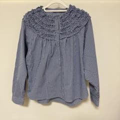 ロージーモンスター ギンガムチェックブラウス - メルカリ