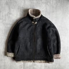 90s vintage】B-3 フライトジャケット ヌバック 本革 墨黒 短丈 - メルカリ