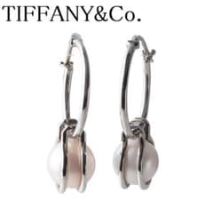 ティファニー ハードウェア パール フープ ピアス AG925 - メルカリ