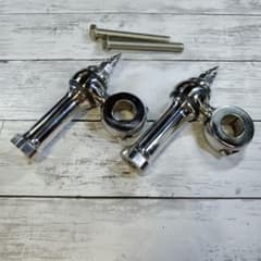 送料無料！ステンレス製ドッグボーンライザー！ハンドルポスト 管