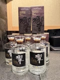HIBIKI 21年 ウイスキー 5本セット 空瓶 - メルカリ