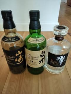 山崎 18年 白州 18年 響 21年 空瓶 - メルカリ