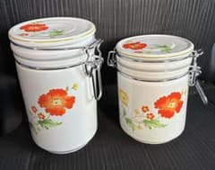 陶器製キャニスター 保存容器 ノリタケ 中部電力 昭和レトロ 大 中