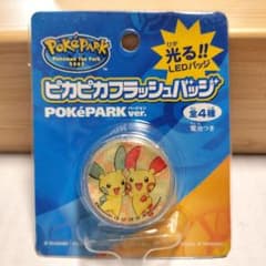 レア ポケパーク ピカピカフラッシュバッジ POKÉPARK プラスル