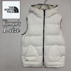 ノースフェイス ホワイトレーベル ボアフリース ダウンベスト 韓国限定
