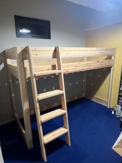 引取限定 無印 パイン材ミドルベッド 販売終了品 廃盤 - メルカリ