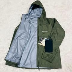 モンベル レイントレッカージャケット Women's XL タグ付きカーキ 現行