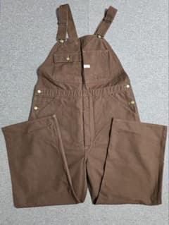 アットラスト ダックオーバーオール ワークパンツ38 ブッチャー