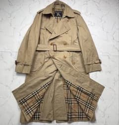 逸品】バーバリーズ ダブルロングトレンチコート ハニーベージュ XL