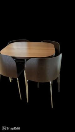 IKEA FUSION 4人掛け ダイニングテーブルセット - メルカリ