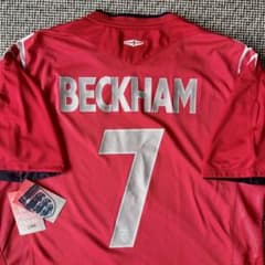 新品・紙タグ付き】デビッド・ベッカム ＃7 イングランド代表