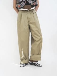 フミカウチダ UNIFORM WEAPON 2-TUCK PANTS - メルカリ