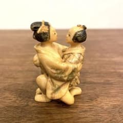春画 根付 置物 天然素材 骨董 古美術 - メルカリ