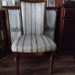 maruni マルニ 木製 ダイニングチェア ラタン 籐 旧ロゴ 木製椅子