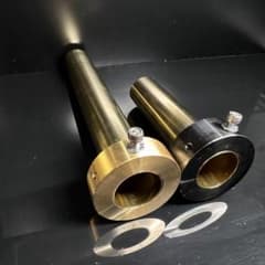 インナーサイレンサー バッフル 70φ 真鍮 激鳴き マフラー - メルカリ