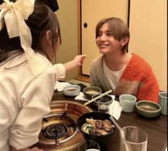 山田涼介着用 WRAPINKNOT モヘア カーディガン10月末までの出品 - メルカリ