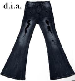 y2k 00s d.i.a. jeans ダイヤ フレアデニムパンツ 平成ギャル - メルカリ