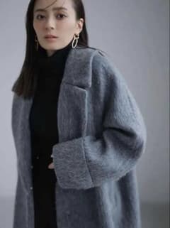 本日限定値下げ 美品 anuans ビッグラペルシャギーコート - メルカリ