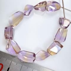 キラキラ✨宝石質＊アメトリン＊大粒タンブルカットr69 - メルカリ