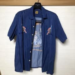 HUMAN MADE イッカク&ベアー刺繍入りアロハシャツ L - メルカリ