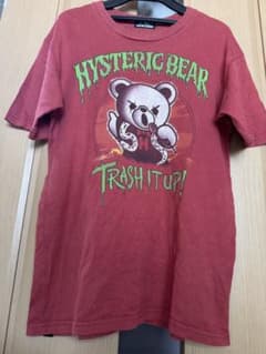 ヒステリックグラマーメンズX SファックベアヒスベアレッドTシャツ