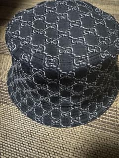 GUCCI バケットハット GGパターン ブラック - メルカリ